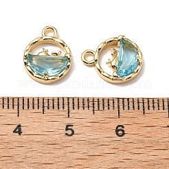 Латунные микро проложить кубического циркония подвески&nbsp;KK-A259-27G-02