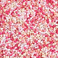 Непрозрачные стеклянные круглые бусины&nbsp;GLAA-TAC0025-07A-04