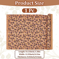 Korkstoff mit Blumenmuster&nbsp;DIY-CY0003-04