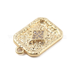 Латунные микро проложить кубического циркония подвески KK-D283-30G-04