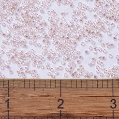 MIYUKIデリカビーズ  シリンダー  日本製シードビーズ  11/0  （db1243)透明ピンクミストab  1.3x1.6mm  穴：0.8mm  約2000PCS /ボトル  10 G /ボトル&nbsp;SEED-JP0008-DB1243