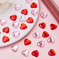 2 цвет имитация тайваньских акриловых кабошонов со стразами&nbsp;GACR-SZ0001-08