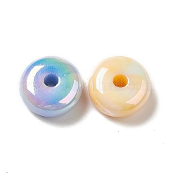 Placcatura uv perline acriliche iridescenti arcobaleno opache&nbsp;PACR-D069-10