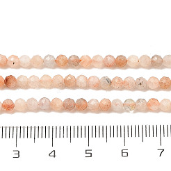 Натуральный Sunstone бисер пряди G-H002-A03-01