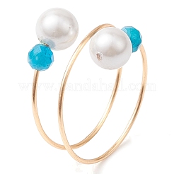 Кольца с круглым жемчугом RJEW-JR00765