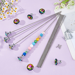 Kit para hacer estacas de jardín con cuentas&nbsp;DIY-FH0010-86B