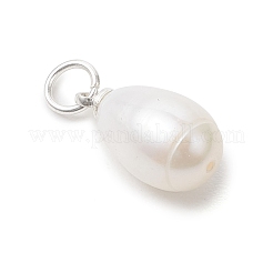 Натуральные культивированные пресноводные жемчужные рисовые подвески&nbsp;PALLOY-JF04976-02