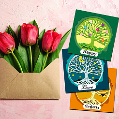 Углеродистая сталь разрезает трафареты DIY-WH0309-1981