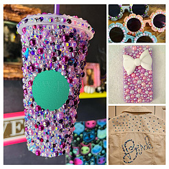 Полукруглые кабошоны из абс-пластика&nbsp;FIND-TAC0038-08E