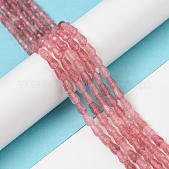 Природного кварца клубники нитей бисера&nbsp;G-C080-B01-01