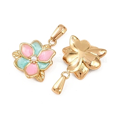 Подвески из нержавеющей стали 304 с эмалью&nbsp;STAS-P438-13C-G