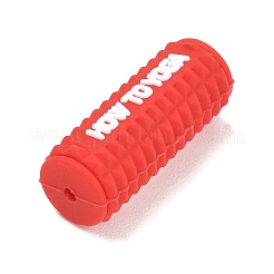 Perles focales en silicone sur le thème des équipements de gym&nbsp;SL-CBAE849-03E