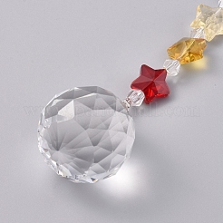 Хрустальная люстра призмы&nbsp;LS-AJEW-WH0021-50B