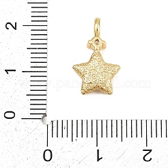 Pendenti in zirconi cubici trasparenti in micro pavè di ottone&nbsp;CU-CBAF1EE-04G
