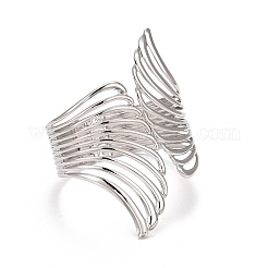 Браслет-манжета с полым крылом из сплава&nbsp;LS-BJEW-K223-07P