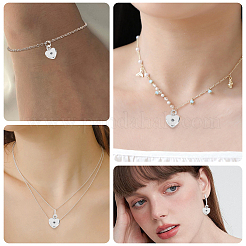 12шт латунные микропаве прозрачные кубические циркониевые подвески&nbsp;ZIRC-BBC0003-52P