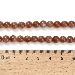 Натуральный Sunstone бисер пряди G-L631-A04-6mm