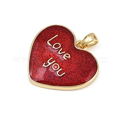 Латунь эмаль подвески KK-D424-31C-G