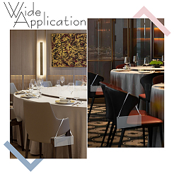 12 шт. акриловые таблички для резервирования стульев на свадьбу&nbsp;AJEW-GO0004-10