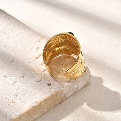 Натуральный тигровый глаз кольца палец&nbsp;STAS-Z112-06G