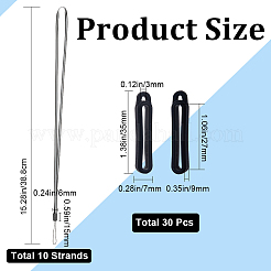 Набор для самостоятельного изготовления электронного стилуса и зажигалки с защитой от потери&nbsp;AJEW-GF0007-89