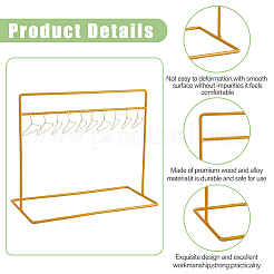10 шт. мини-железные вешалки для кукольной одежды и 1 шт. стойка для хранения кукольной одежды DIY-FH0006-65