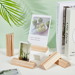 Деревянная основа для открытки настольного календаря AJEW-WH0513-81