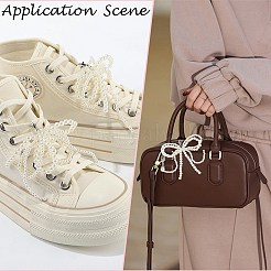 Пластиковые подвески для обуви с имитацией жемчуга&nbsp;AJEW-CP0006-58