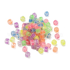 Светящиеся прозрачные акриловые бусины MACR-L011-02A