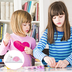 Акриловый дисплей серьги стойки EDIS-WH0016-016