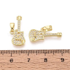 Messing micro pave klare zirkonia anhänger&nbsp;KK-Q073-06G