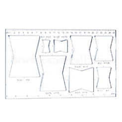 Многофункциональная акриловая линейка для рисования DIY-WH0496-79B