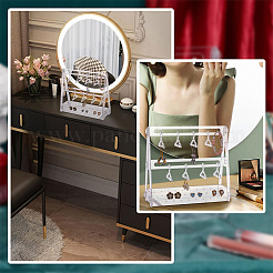 1 комплект прозрачных акриловых подставок для сережек EDIS-PH0001-24C