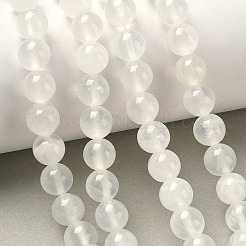 Brins de perles de sélénite naturelles&nbsp;G-N328-025B-01