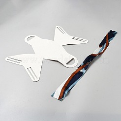 Geschenktüten aus kariertem PU-Leder mit Schleife (zufälliges Muster)&nbsp;CON-WH20002-16B