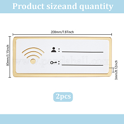Acryl-WLAN-Zeichenaufkleber&nbsp;AJEW-WH0314-586
