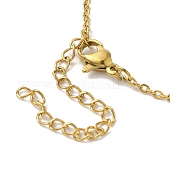 Ионное покрытие (ip) 304 нержавеющая сталь перо подвески ожерелья и браслеты и серьги-гвоздики комплекты для женщин SJEW-C004-10G