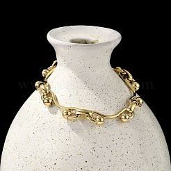 Браслеты-цепочки из нержавеющей стали 304 для женщин BJEW-F488-09G