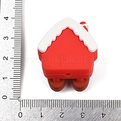 Рождественские силиконовые бусины SIL-K007-02F