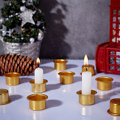 Алюминиевый стакан для свечи&nbsp;LS-AJEW-WH0299-98G