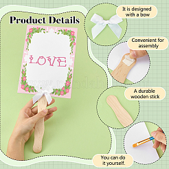 Kits de fabrication d'éventails à faire soi-même&nbsp;DIY-PH0036-11B