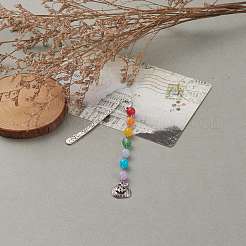 Marcapáginas de aleación de estilo tibetano para el día de halloween.&nbsp;AJEW-JK00165-05