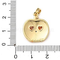 Латунные микро проложить кубического циркония подвески KK-I383-06G-03