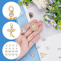 Подвески из сплава и латуни с кубическим цирконием ZIRC-AR0001-27