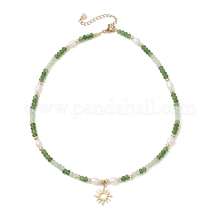 Подвеска в форме солнца из нержавеющей стали 201&nbsp;NJEW-JN05814