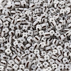 6/0 undurchsichtige Farben sickern aus Glasperlen&nbsp;SEED-F003-04A-12