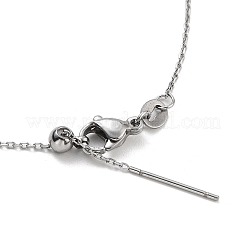 Регулируемые ожерелья из нержавеющей стали 304 с цепочкой NJEW-K270-03P