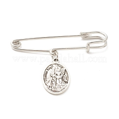 Spilla in lega in stile tibetano con charm&nbsp;JEWB-BR00066
