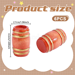 Miniaturornamente aus Holzfässern&nbsp;DIY-WH0308-916