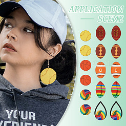 Наборы для самостоятельного изготовления спортивных мячей из дерева и латуни&nbsp;DIY-TA0010-47